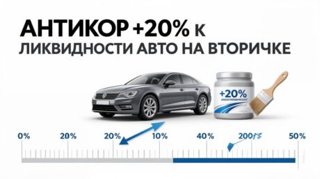 На сколько процентов антикор повышает ликвидность авто на вторичке?